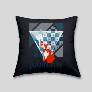 Mountain fox cushion
